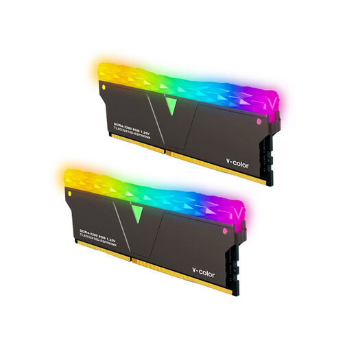 V-Color Prism Pro RGB 16GB (2x8GB) 3200MHz DDR4 RAM | TL8G32816D-E6PRKWK V-Color Prism Pro RGB 16GB (2x8GB) 3200MHz DDR4 RAM | TL8G32816D-E6PRKWK